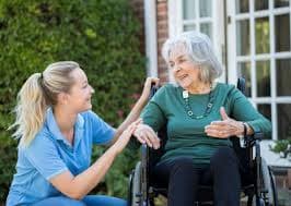 IHSS caregiver helping patient with Multiple Sclerosis in Berkeley