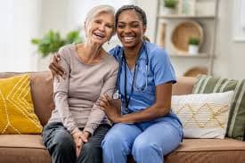 IHSS caregiver helping patient with Heart Disease & Congestive Heart Failure in Lancaster